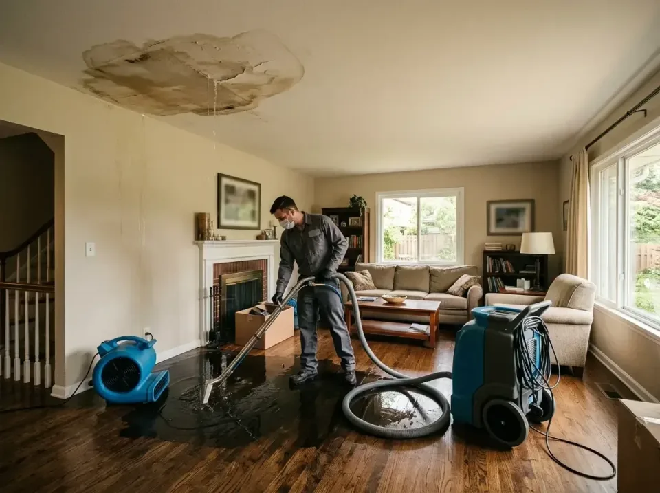 attic-pipe-burst-ceiling-drip-008 — frequently asked questions, Water Damage Restoration & Carpet Care in Endwell, NY